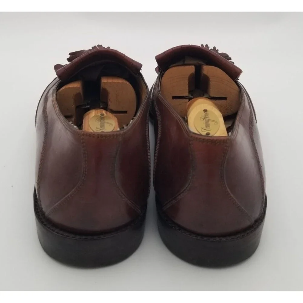 Cole Haan Bragano Brown Leather Tasseled Kiltie Men Sz 13 D Dress Shoes Italy
